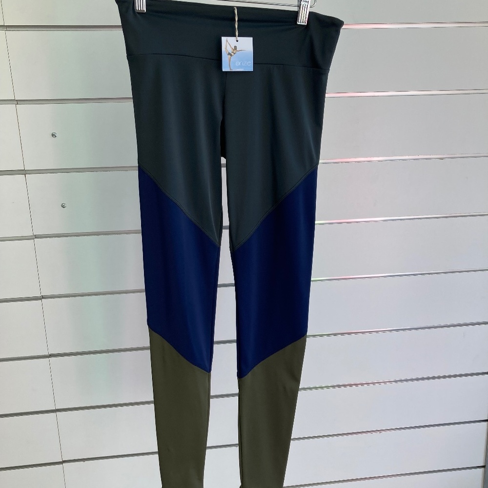 Onzie Track Legging Grey/Navy/Olive